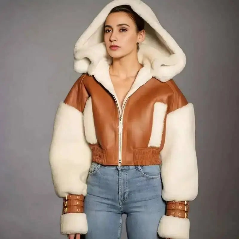 Lamb Wool Short Jacket