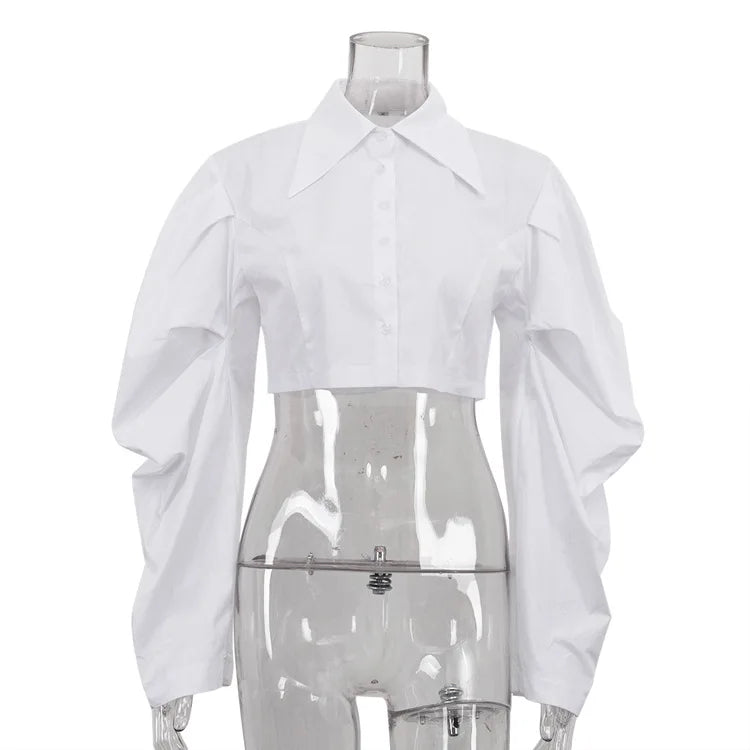 French Simple White Shirt
